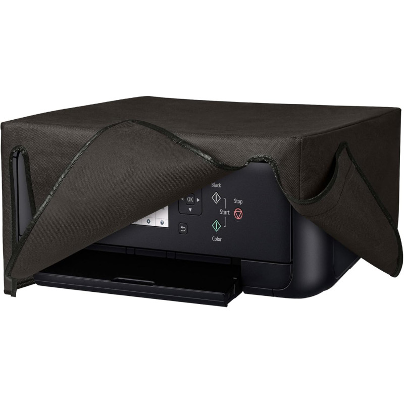 kwmobile Housse Compatible avec Canon Pixma TS5150 / 5151 / MG 2555 - Housse de Protection pour imprimante - Gris foncé