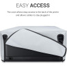 kwmobile Housse Compatible avec Canon Pixma TS5150 / 5151 / MG 2555 - Housse de Protection pour imprimante - Gris Clair