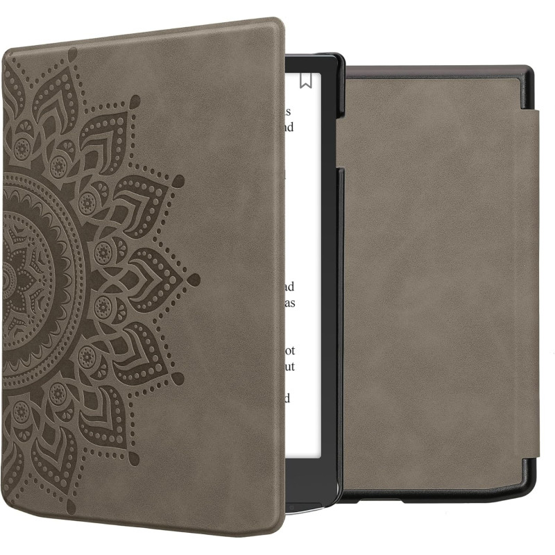 kwmobileÉtui Compatible avec Pocketbook InkPad 4 / Color 3 / Color 2 Coque - Étui à Rabat magnétique tabletteeReader Similicuir 