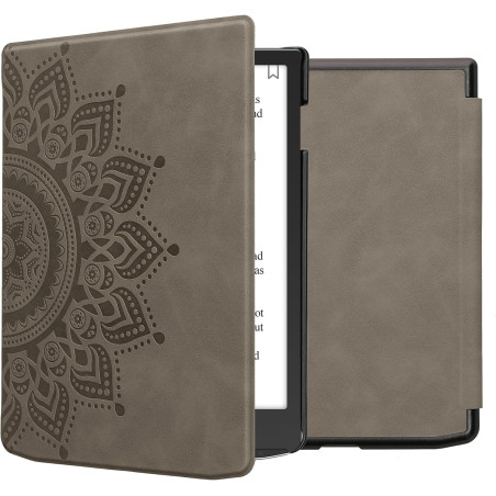 kwmobileÉtui Compatible avec Pocketbook InkPad 4 / Color 3 / Color 2 Coque - Étui à Rabat magnétique tabletteeReader Similicuir 