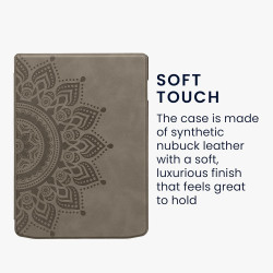 kwmobileÉtui Compatible avec Pocketbook InkPad 4 / Color 3 / Color 2 Coque - Étui à Rabat magnétique tabletteeReader Similicuir 