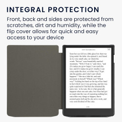kwmobileÉtui Compatible avec Pocketbook InkPad 4 / Color 3 / Color 2 Coque - Étui à Rabat magnétique tabletteeReader Similicuir 
