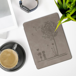 kwmobileÉtui Compatible avec Kobo Aura H2O Edition 2 Coque - Étui à Rabat magnétique tabletteeReader Similicuir - Gris