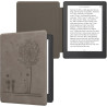 kwmobileÉtui Compatible avec Kobo Aura H2O Edition 2 Coque - Étui à Rabat magnétique tabletteeReader Similicuir - Gris