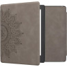 kwmobileÉtui Compatible avec Kobo Aura H2O Edition 2 Coque - Étui à Rabat magnétique tabletteeReader Similicuir - Gris