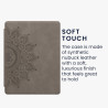 kwmobileÉtui Compatible avec Kobo Aura H2O Edition 2 Coque - Étui à Rabat magnétique tabletteeReader Similicuir - Gris