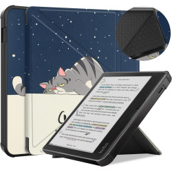 Antichoc Housse pour KOBO Libra Colour Coque - Étui KOBO Libra Colour 7" Liseuse eBook Housse avec Support Pliant Housse Protect