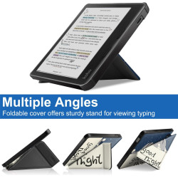 Antichoc Housse pour KOBO Libra Colour Coque - Étui KOBO Libra Colour 7" Liseuse eBook Housse avec Support Pliant Housse Protect