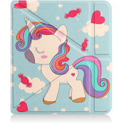 Antichoc Housse pour KOBO Libra Colour Coque - Étui KOBO Libra Colour 7" Liseuse eBook Housse avec Support Pliant Housse Protect