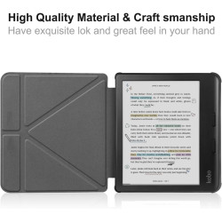 Antichoc Housse pour KOBO Libra Colour Coque - Étui KOBO Libra Colour 7" Liseuse eBook Housse avec Support Pliant Housse Protect