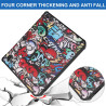 Antichoc Housse pour KOBO Libra Colour Coque - Étui KOBO Libra Colour 7" Liseuse eBook Housse avec Support Pliant Housse Protect