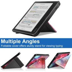 Antichoc Housse pour KOBO Libra Colour Coque - Étui KOBO Libra Colour 7" Liseuse eBook Housse avec Support Pliant Housse Protect