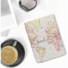 kwmobile Étui Compatible avec Pocketbook InkPad 4 / Color 3 / Color 2 Coque - Étui à Rabat magnétique Tablette eReader Similicui