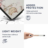 kwmobile Étui Compatible avec Pocketbook InkPad 4 / Color 3 / Color 2 Coque - Étui à Rabat magnétique Tablette eReader Similicui
