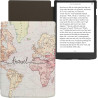 kwmobile Étui Compatible avec Pocketbook InkPad 4 / Color 3 / Color 2 Coque - Étui à Rabat magnétique Tablette eReader Similicui