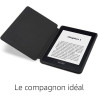 Étui amazon en cuir pour kindle paperblanc (10ème génération - modèle 2018), noir