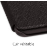 Étui amazon en cuir pour kindle paperblanc (10ème génération - modèle 2018), noir