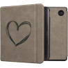 kwmobileÉtui Compatible avec Kobo Libra Colour Coque - Étui à Rabat magnétique tabletteeReader Similicuir - Gris
