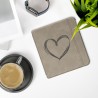 kwmobileÉtui Compatible avec Kobo Libra Colour Coque - Étui à Rabat magnétique tabletteeReader Similicuir - Gris