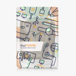 kwmobileÉtui Compatible avec Kobo Libra Colour Coque - Étui à Rabat magnétique tabletteeReader Similicuir - Gris