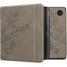 kwmobileÉtui Compatible avec Kobo Libra Colour Coque - Étui à Rabat magnétique tabletteeReader Similicuir - Gris