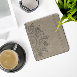 kwmobileÉtui Compatible avec Kobo Libra Colour Coque - Étui à Rabat magnétique tabletteeReader Similicuir - Gris