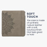 kwmobileÉtui Compatible avec Kobo Libra Colour Coque - Étui à Rabat magnétique tabletteeReader Similicuir - Gris