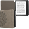 kwmobileÉtui Compatible avec Kobo Libra Colour Coque - Étui à Rabat magnétique tabletteeReader Similicuir - Gris