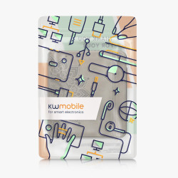kwmobileÉtui Compatible avec Kobo Libra Colour Coque - Étui à Rabat magnétique tabletteeReader Similicuir - Gris