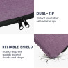kwmobile Étui Compatible avec 6" eReader Étui - Coque de Protection pour Liseuse Électronique eReader en Tissu 17 x 12 x 2 cm - 