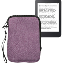 kwmobile Étui Compatible avec 6" eReader Étui - Coque de Protection pour Liseuse Électronique eReader en Tissu 17 x 12 x 2 cm - 