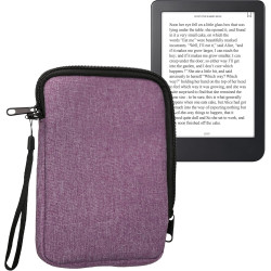 kwmobile Étui Compatible avec 6" eReader Étui - Coque de Protection pour Liseuse Électronique eReader en Tissu 17 x 12 x 2 cm - 
