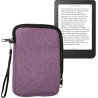kwmobile Étui Compatible avec 6" eReader Étui - Coque de Protection pour Liseuse Électronique eReader en Tissu 17 x 12 x 2 cm - 