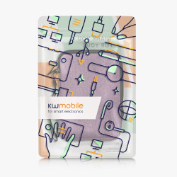 kwmobile Étui Compatible avec 6" eReader Étui - Coque de Protection pour Liseuse Électronique eReader en Tissu 17 x 12 x 2 cm - 