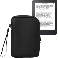 kwmobile Étui Compatible avec 6" eReader Étui - Coque de Protection pour Liseuse Électronique eReader en Tissu 17 x 12 x 2 cm - 