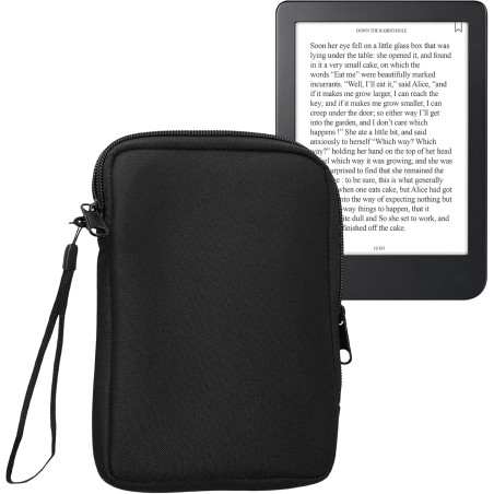 kwmobile Étui Compatible avec 6" eReader Étui - Coque de Protection pour Liseuse Électronique eReader en Tissu 17 x 12 x 2 cm - 