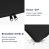 kwmobile Étui Compatible avec 6" eReader Étui - Coque de Protection pour Liseuse Électronique eReader en Tissu 17 x 12 x 2 cm - 
