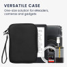 kwmobile Étui Compatible avec 6" eReader Étui - Coque de Protection pour Liseuse Électronique eReader en Tissu 17 x 12 x 2 cm - 