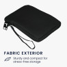 kwmobile Étui Compatible avec 6" eReader Étui - Coque de Protection pour Liseuse Électronique eReader en Tissu 17 x 12 x 2 cm - 