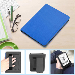 Housse eReader 6 pouces 2024/2022, étui en cuir PU premium avec fonction automatique de veille/réveil, poignée pliable, support 