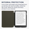 kwmobileÉtui Compatible avec Pocketbook InkPad 4 / Color 3 / Color 2 Coque - Étui à Rabat magnétique tabletteeReader Similicuir 