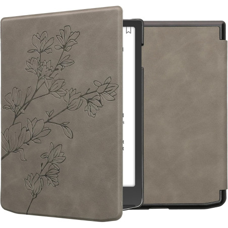 kwmobileÉtui Compatible avec Pocketbook InkPad 4 / Color 3 / Color 2 Coque - Étui à Rabat magnétique tabletteeReader Similicuir 