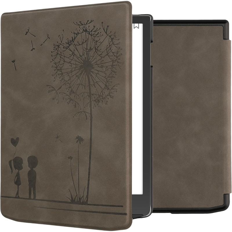 kwmobileÉtui Compatible avec Pocketbook InkPad 4 / Color 3 / Color 2 Coque - Étui à Rabat magnétique tabletteeReader Similicuir 