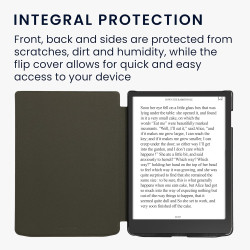 kwmobileÉtui Compatible avec Pocketbook InkPad 4 / Color 3 / Color 2 Coque - Étui à Rabat magnétique tabletteeReader Similicuir 