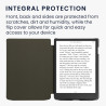 kwmobileÉtui Compatible avec Pocketbook InkPad 4 / Color 3 / Color 2 Coque - Étui à Rabat magnétique tabletteeReader Similicuir 