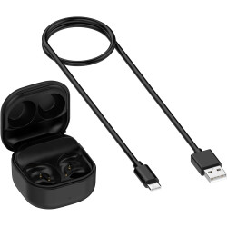 Coque de Chargement de Rechange pour Casque Samsung Galaxy Buds FE SM-R400, Blanc, sans écouteurs