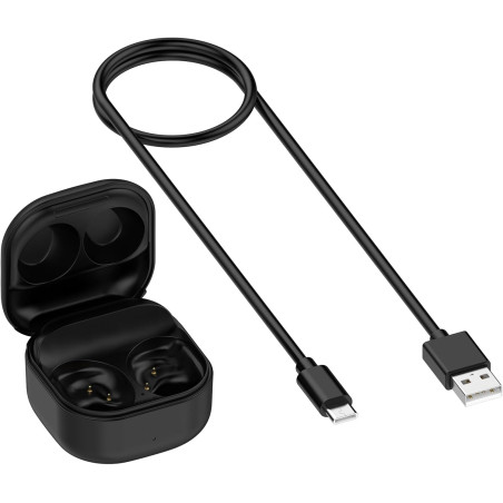 Coque de Chargement de Rechange pour Casque Samsung Galaxy Buds FE SM-R400, Blanc, sans écouteurs