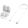 Coque de Chargement de Rechange pour Casque Samsung Galaxy Buds FE SM-R400, Blanc, sans écouteurs