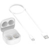 Coque de Chargement de Rechange pour Casque Samsung Galaxy Buds FE SM-R400, Blanc, sans écouteurs