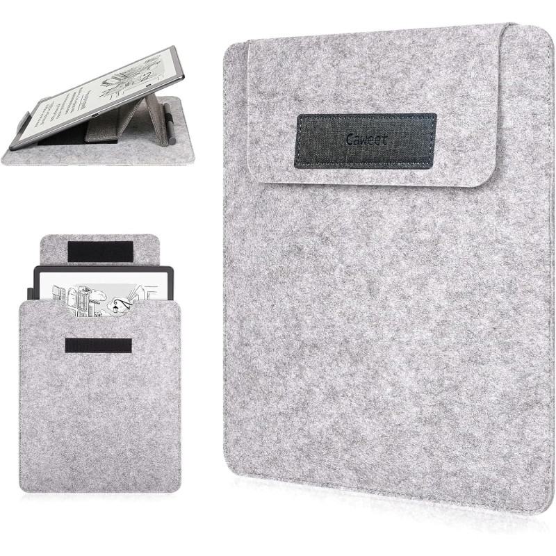 Caweet Étui de protection pour Kindle Scribe 11" - Convient pour Colorsoft 1ère génération et 3ème génération 2025 - Cuir synthé